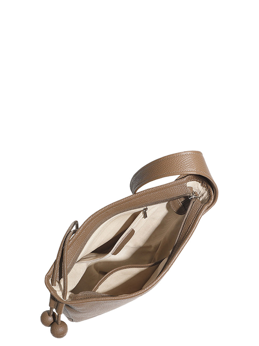 Asymmetrical Horn-Shaped Bucket Bag
