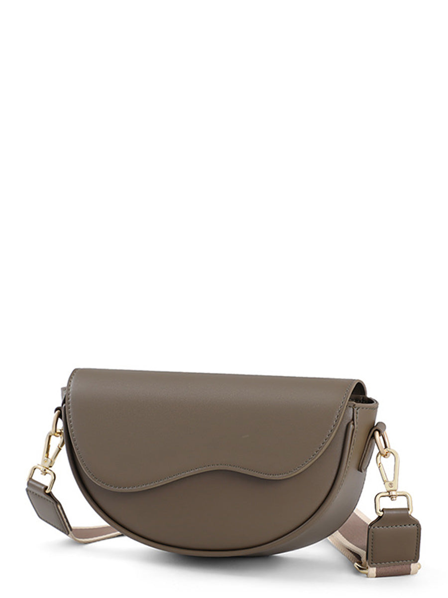 Gold Chain Baguette Crossbody Bag