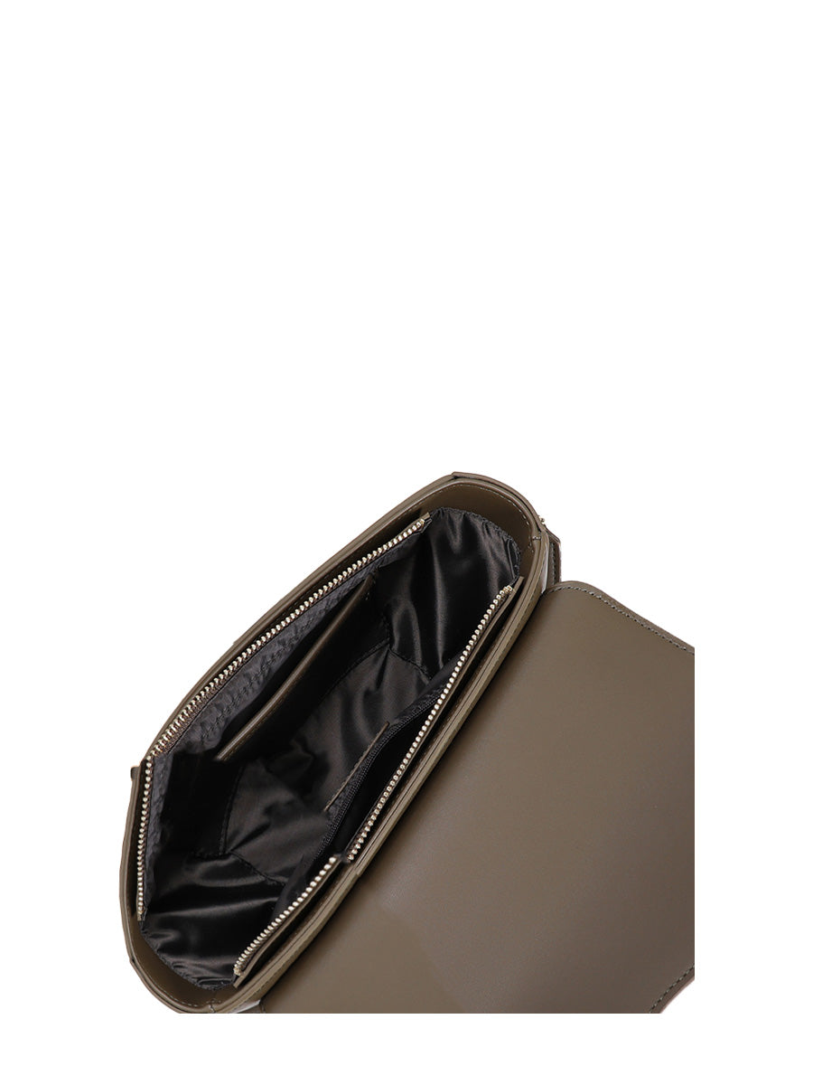 Gold Chain Baguette Crossbody Bag