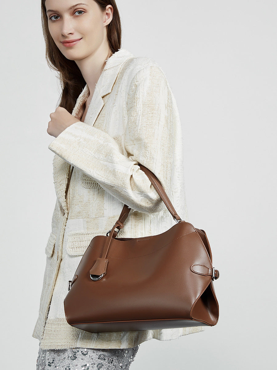 Large Leather Satchel Bag