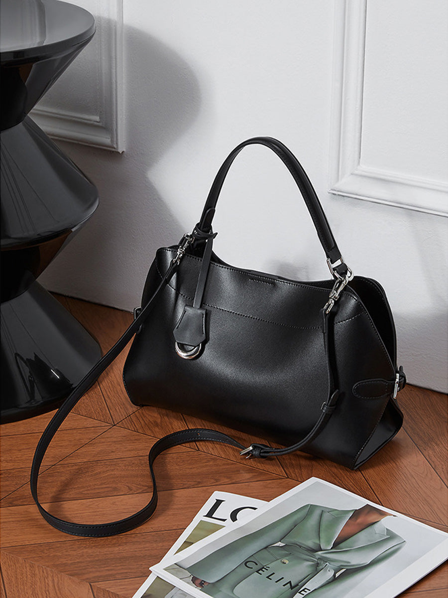 Large Leather Satchel Bag
