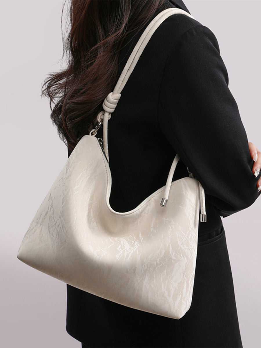 Leather Commuter Shoulder Bag