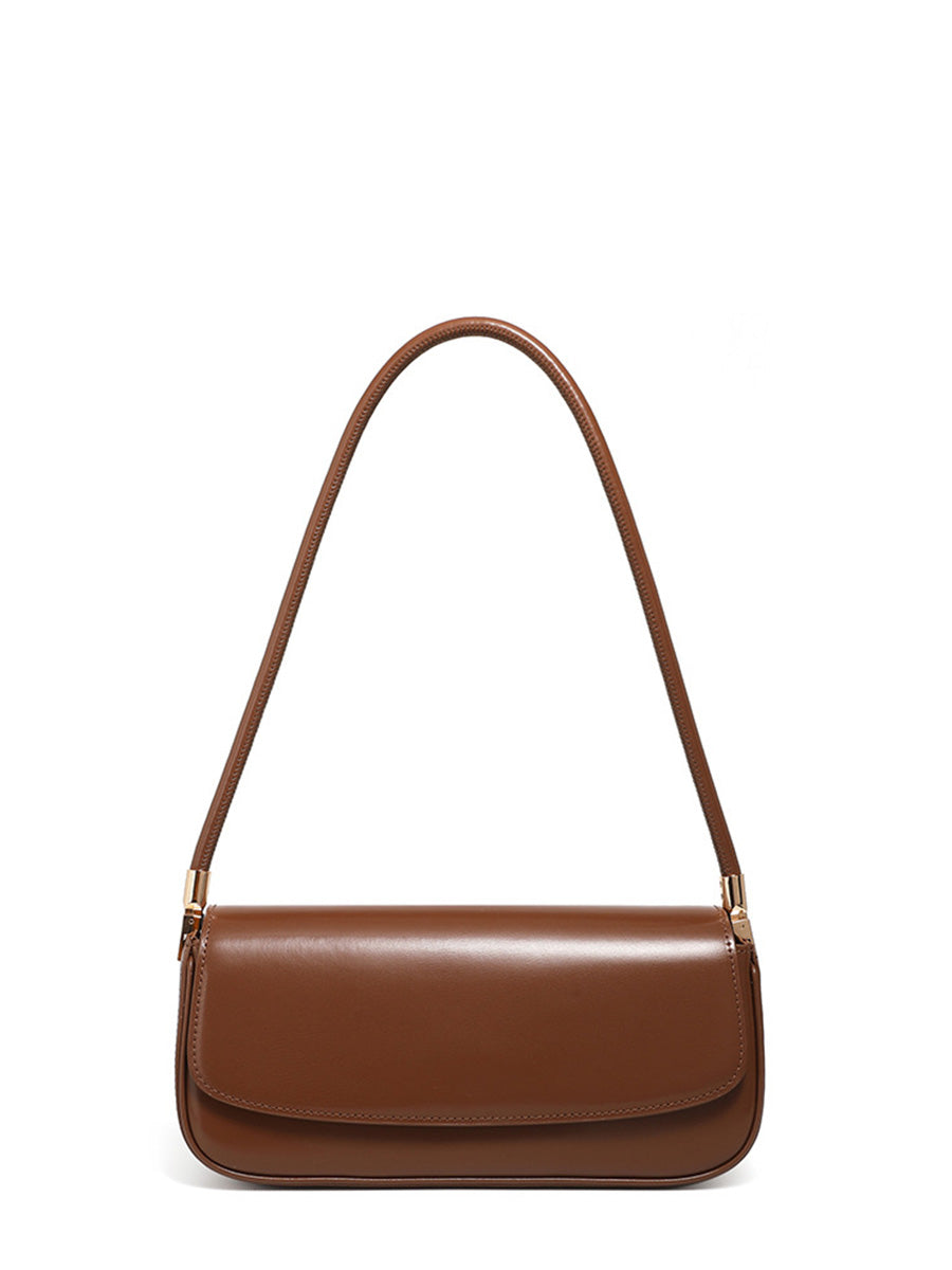 Leather Saddle Shoulder Bag
