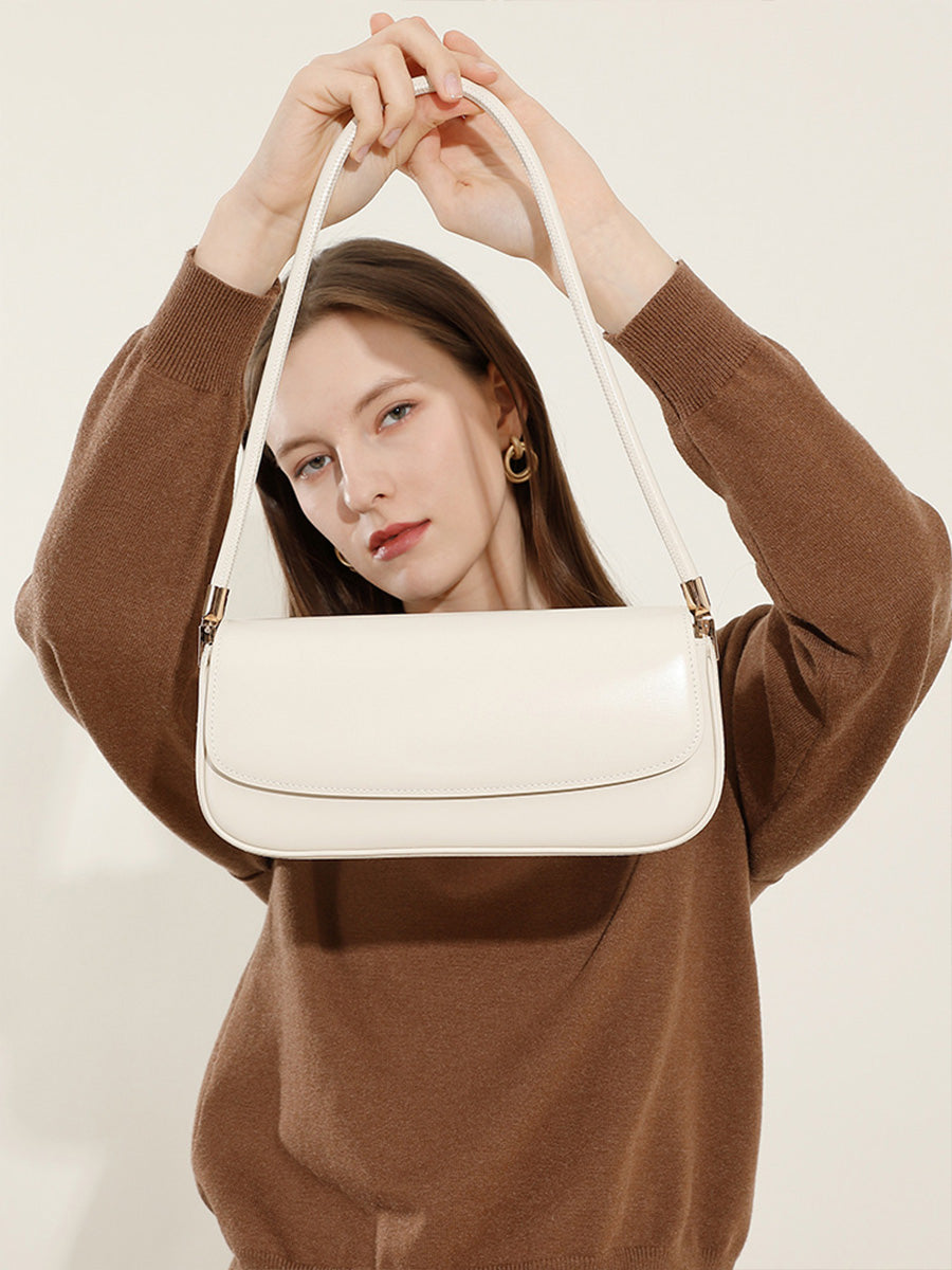 Leather Saddle Shoulder Bag