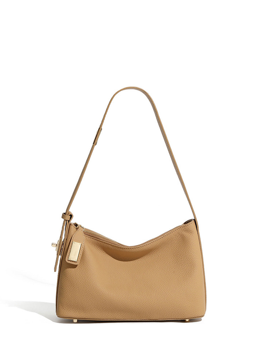 Pebbled Leather Satchel