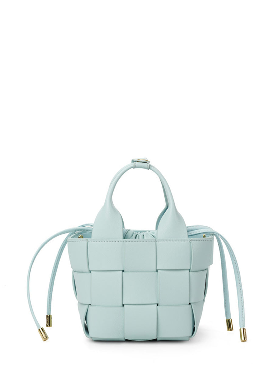 Small Woven Bucket Bag
