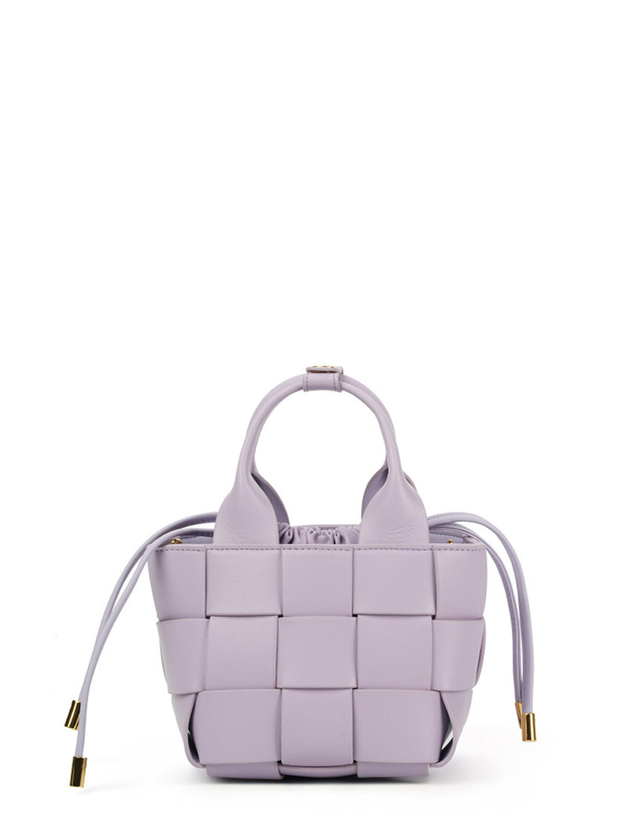 Small Woven Bucket Bag