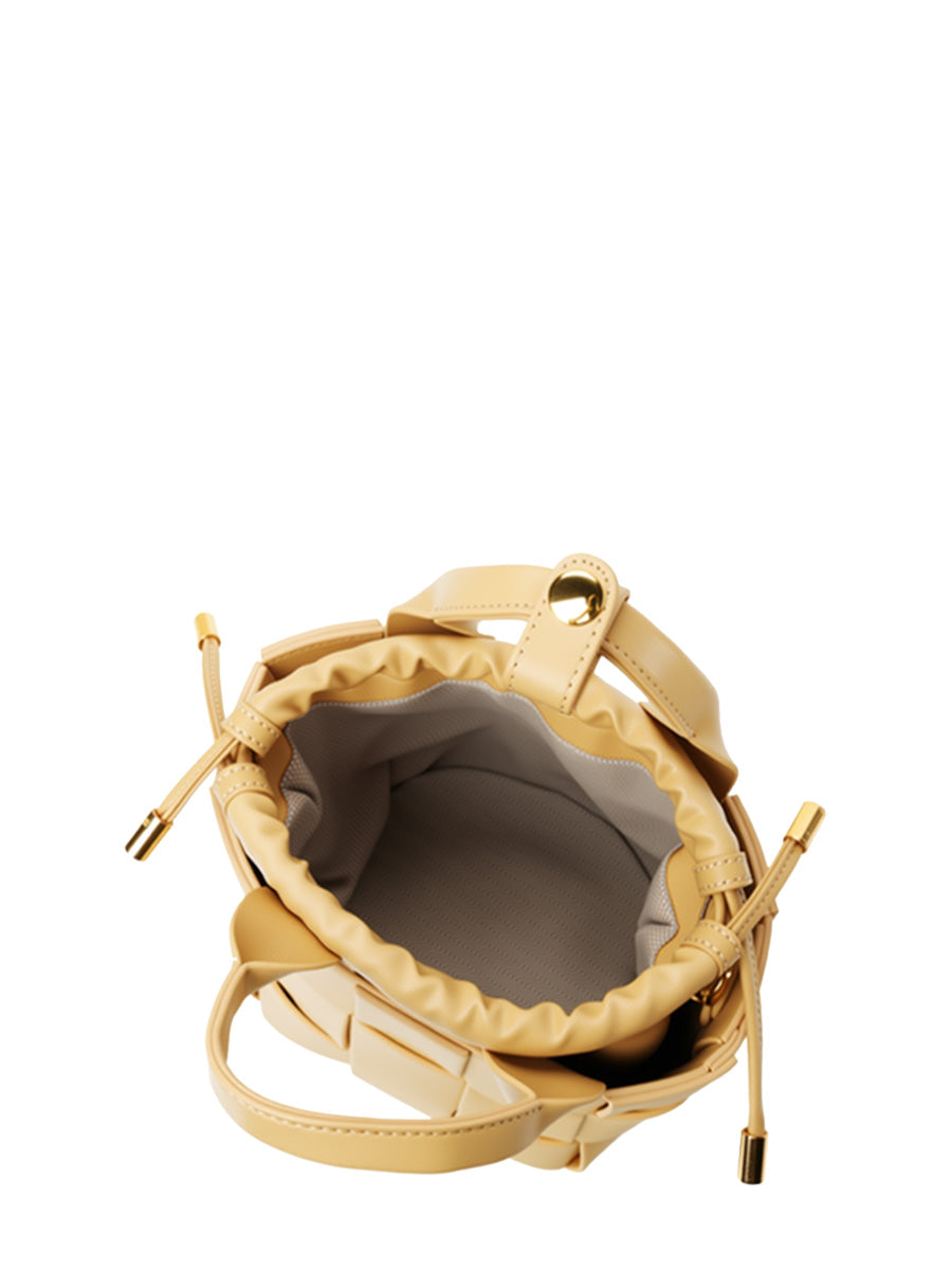 Small Woven Bucket Bag