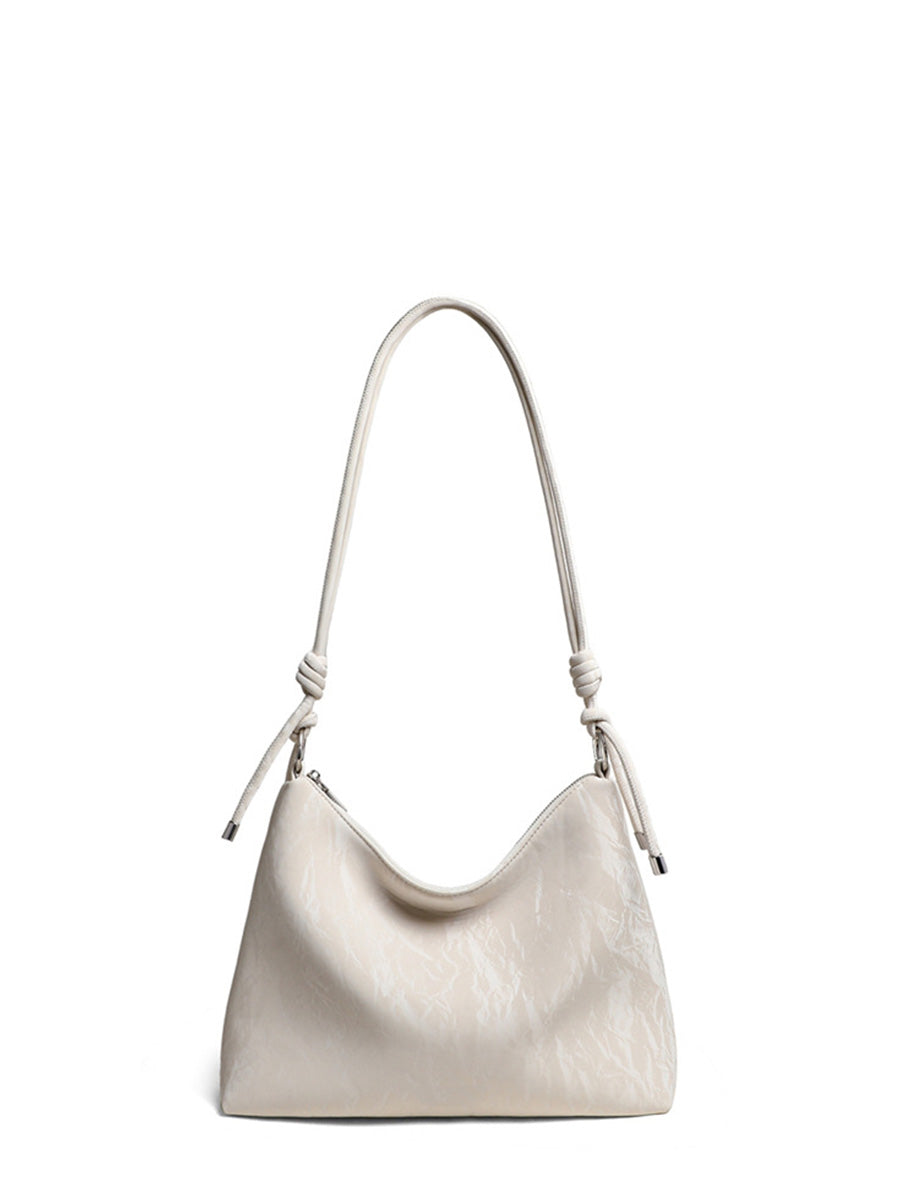 Leather Commuter Shoulder Bag