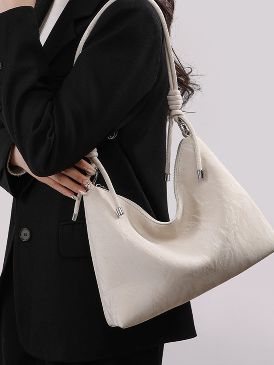 Leather Commuter Shoulder Bag