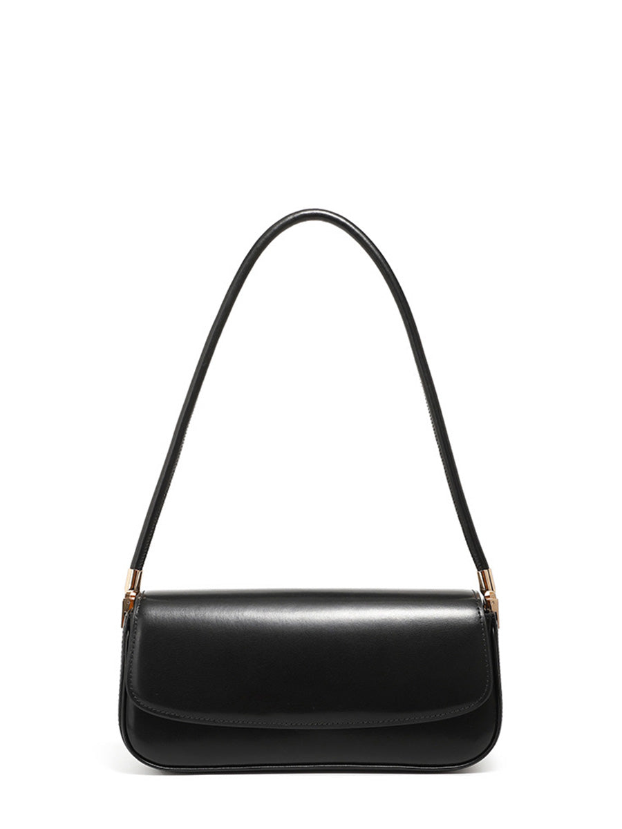 Leather Saddle Shoulder Bag