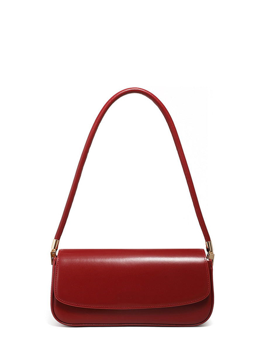 Leather Saddle Shoulder Bag