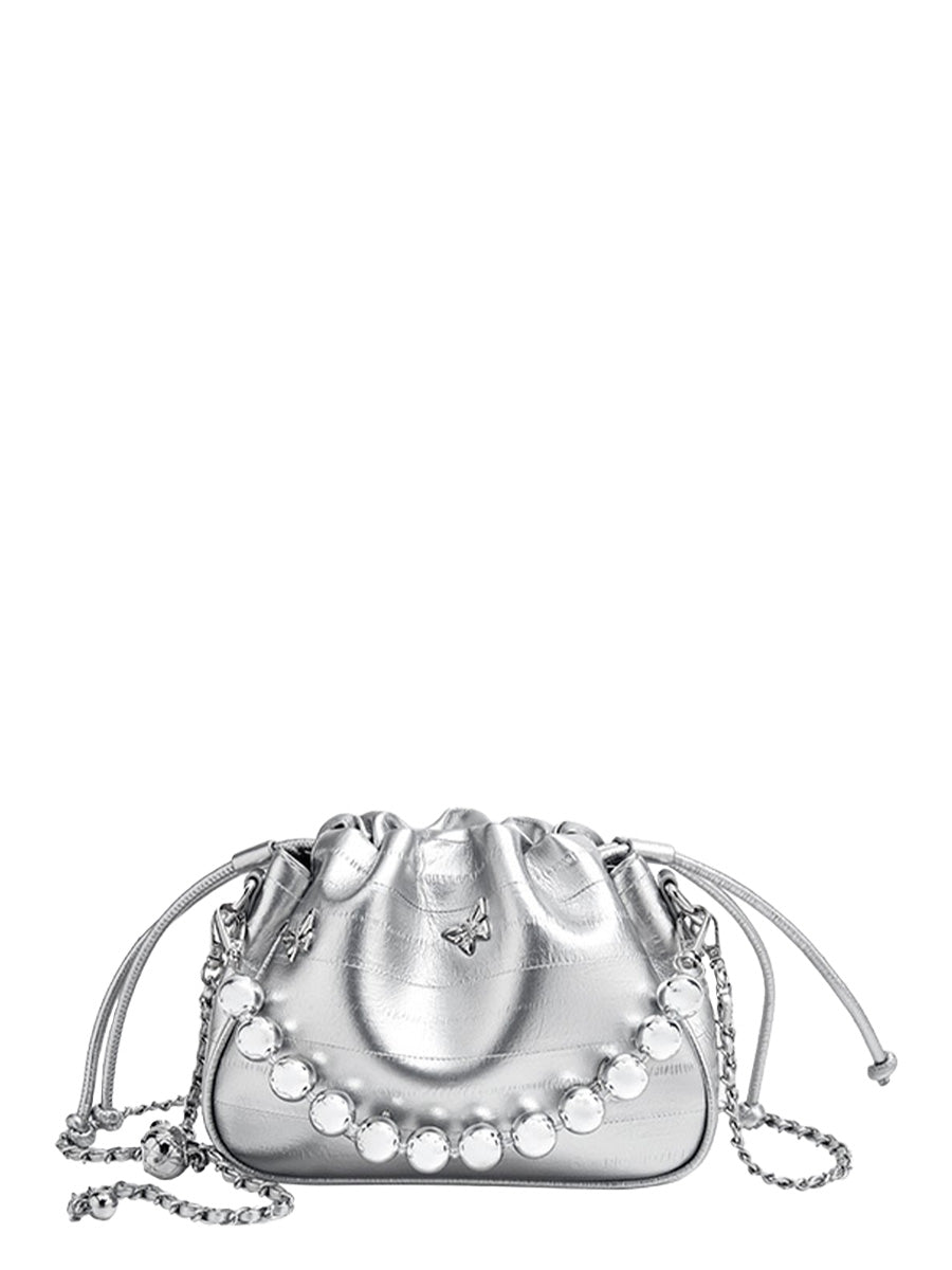 Pearl Glossy Crossbody Bag