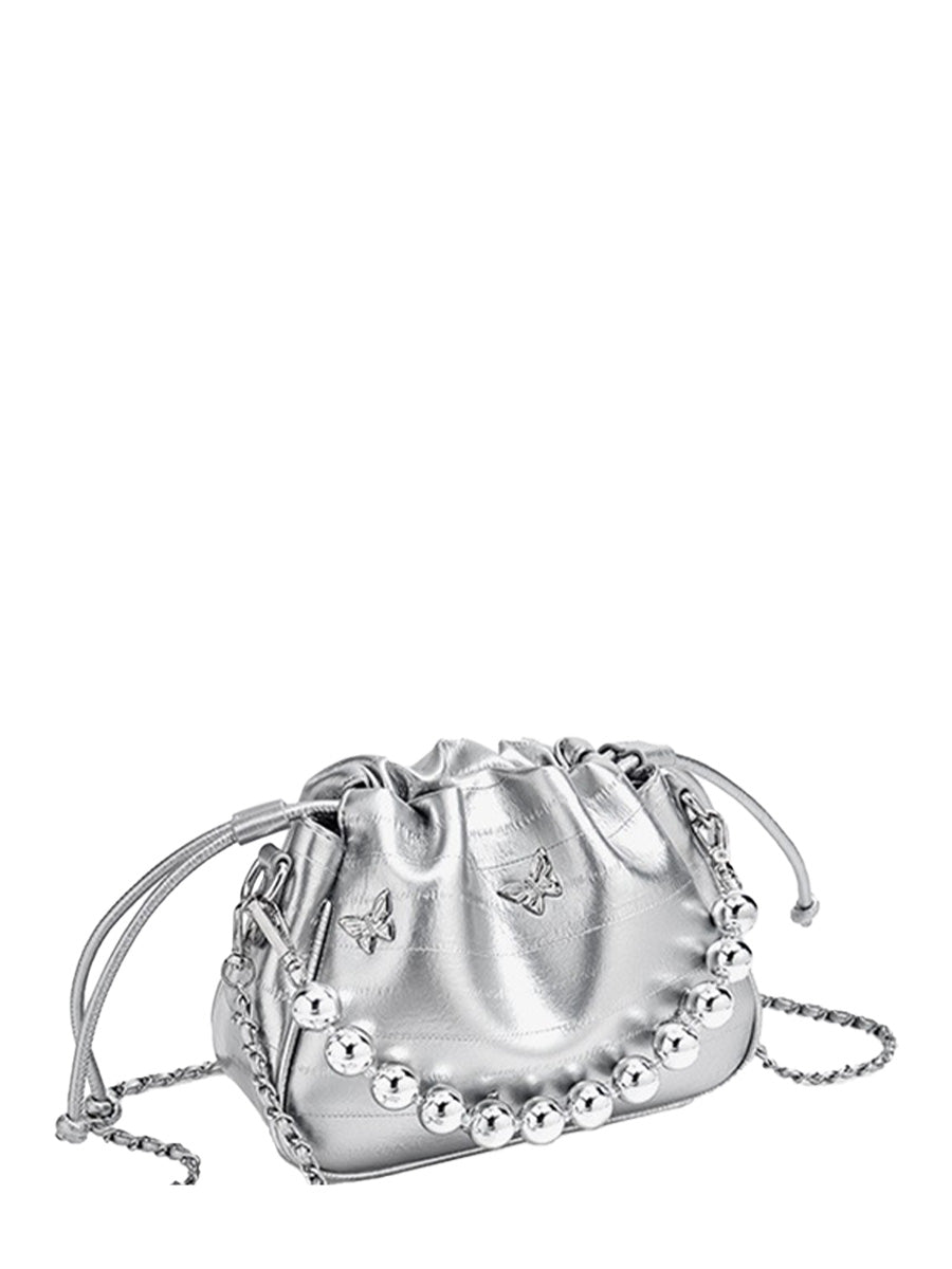 Pearl Glossy Crossbody Bag