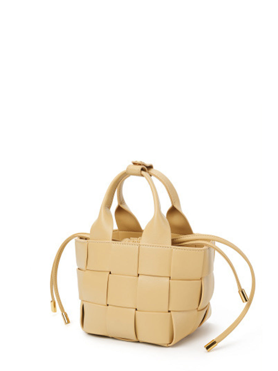 Small Woven Bucket Bag