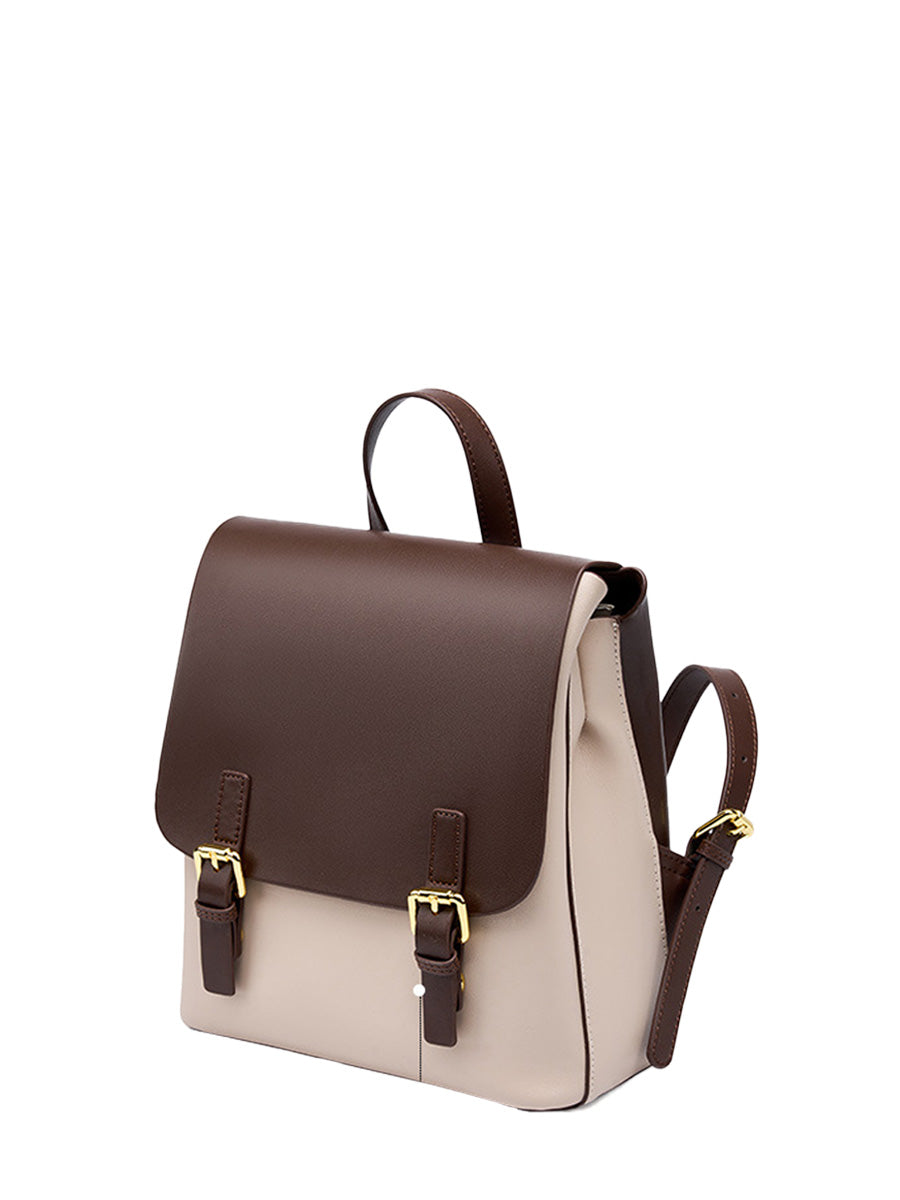Vintage Buckle Satchel Backpack